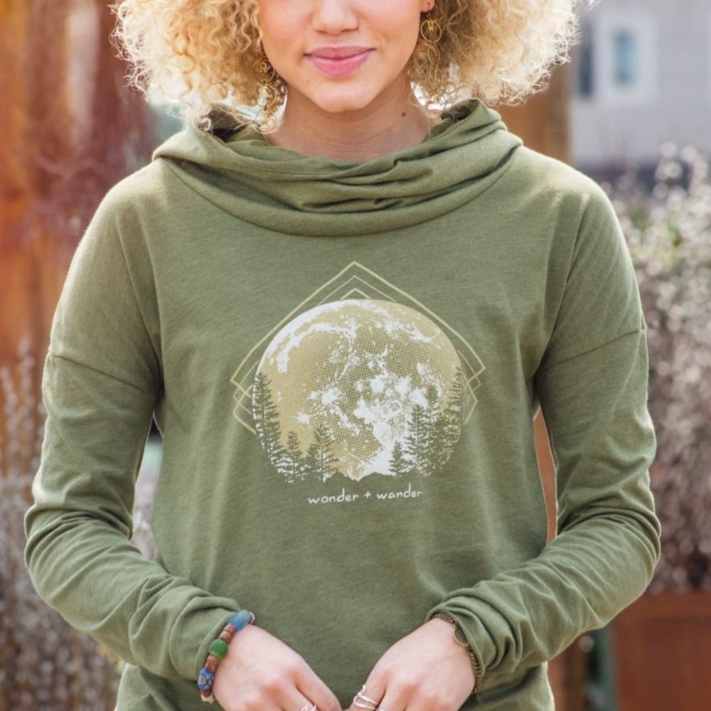 Soul Flower Cowl Hoodie
